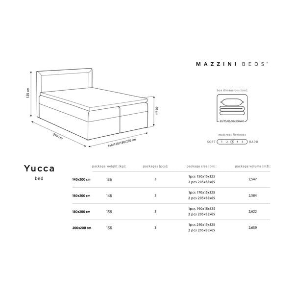 Letto boxspring azzurro con contenitore 180x200 cm Yucca - Mazzini Beds-image-4