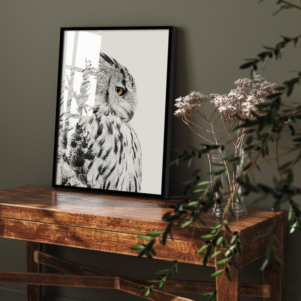 Dipinto 50x70 cm Owl – Styler-image-2