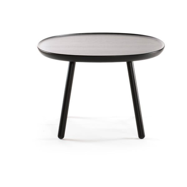 Tavolo in legno massiccio nero , ø 64 cm Naïve - EMKO-image-1