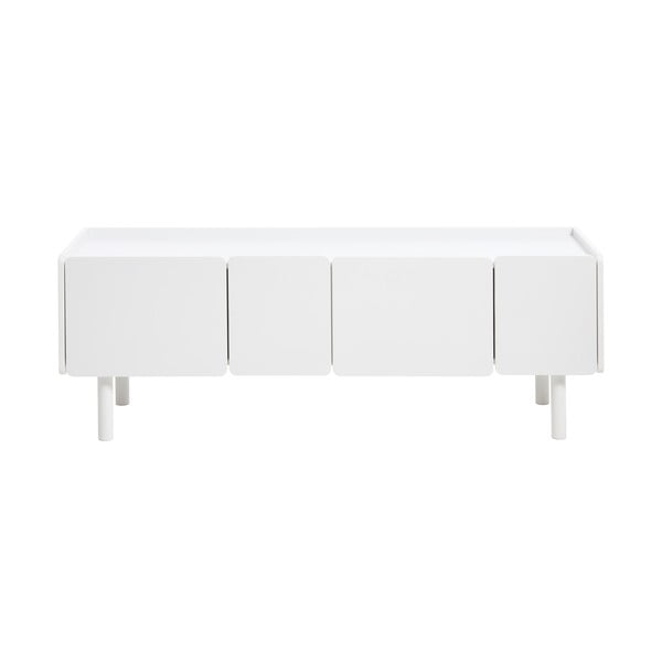 Mobile TV bianco 160x55x45 cm Bera – Unique Furniture
