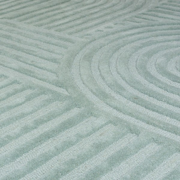 Tappeto in lana turchese 160x230 cm Zen Garden - Flair Rugs-image-4