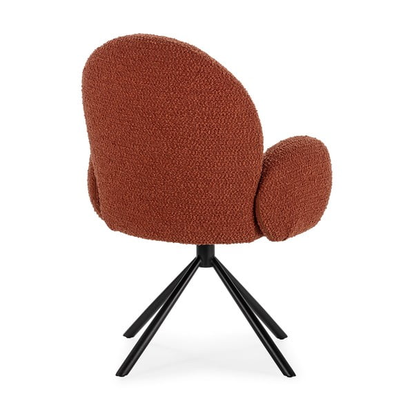 Poltrona in colore mattone Dario - Marckeric-image-4