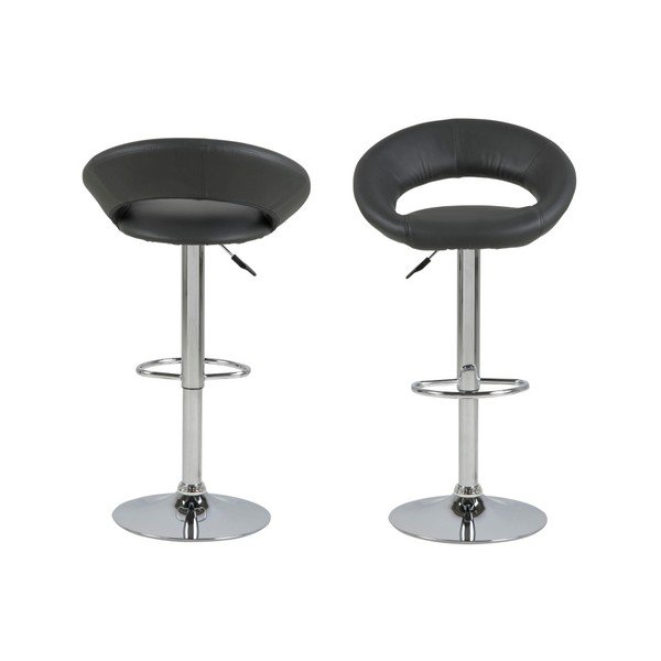 Sgabello da bar nero Plump - Actona-image-2