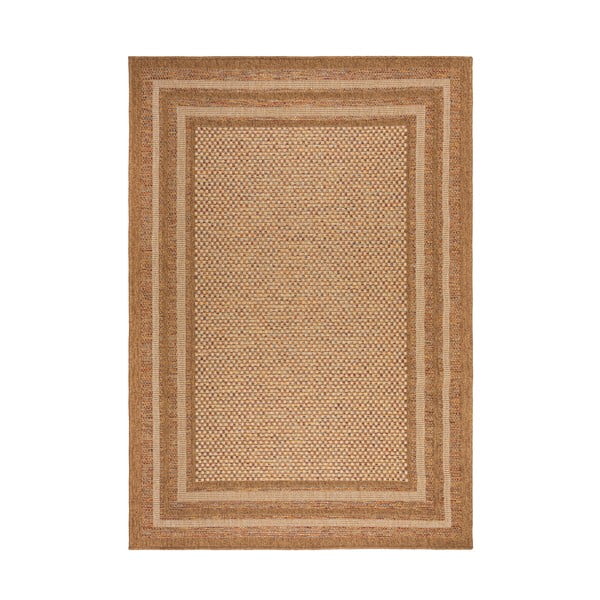 Tappeto per interni ed esterni in colore naturale 120x170 cm Layla Border - Flair Rugs