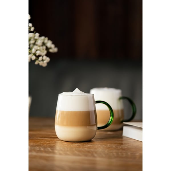 Tazze in set per cappuccino 2 pz 400 ml Bolla – Vialli Design-image-2