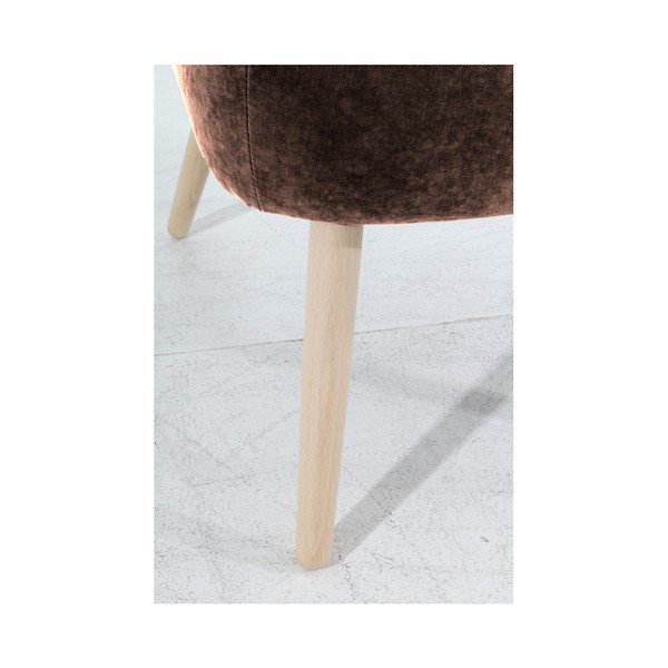 Poltrona marrone scuro Sari Velur - Max Winzer-image-4