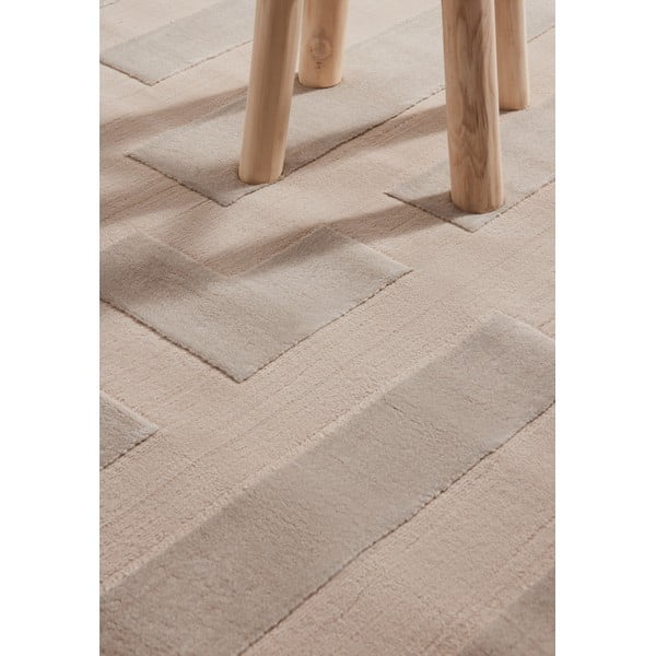 Tappeto beige 200x280 cm Perles Onyx – Elle Decoration-image-4