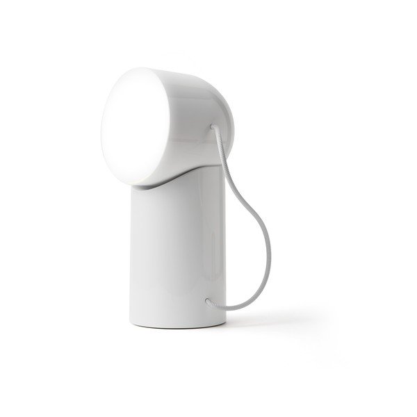 Lampada da tavolo a LED bianca (altezza 14 cm) Orbe - Lexon-image-4