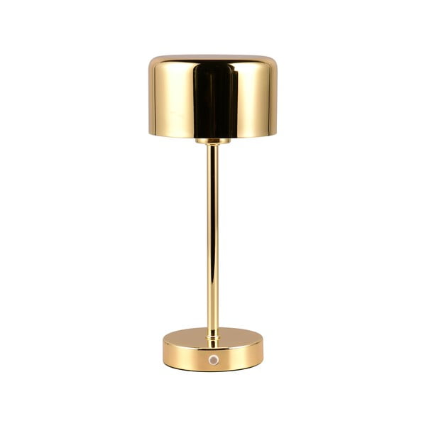 Lampada da tavolo a LED dimmerabile in oro (altezza 30 cm) Jeff - Trio