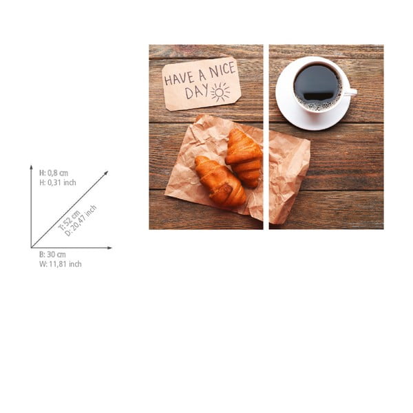 Set di copri fornelli in vetro temperato 2 pz 30x52 cm Nice Day – Allstar-image-2