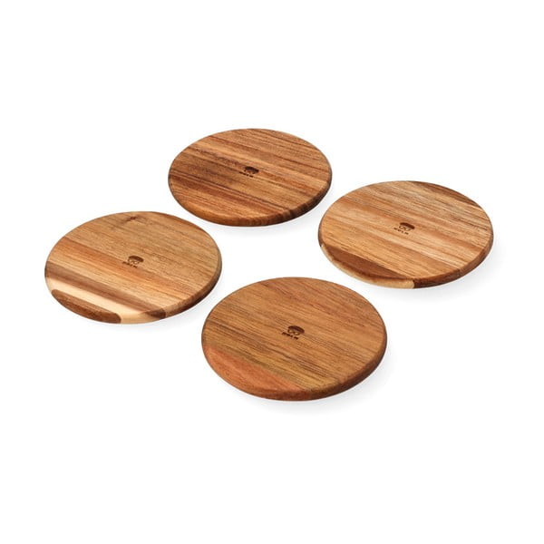Sottobicchieri in legno in set da 4 - Holm-image-1