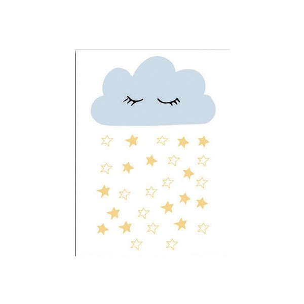 Quadro per bambini 30x40 cm Cloud - Wallity