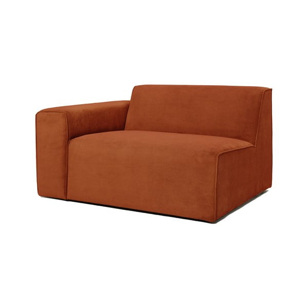 Modulo divano in velluto a coste arancione (angolo sinistro) Sting - Scandic-image-2
