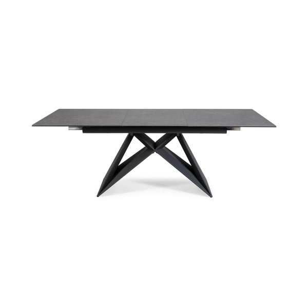 Tavolo da pranzo pieghevole nero Hara - Marckeric-image-2