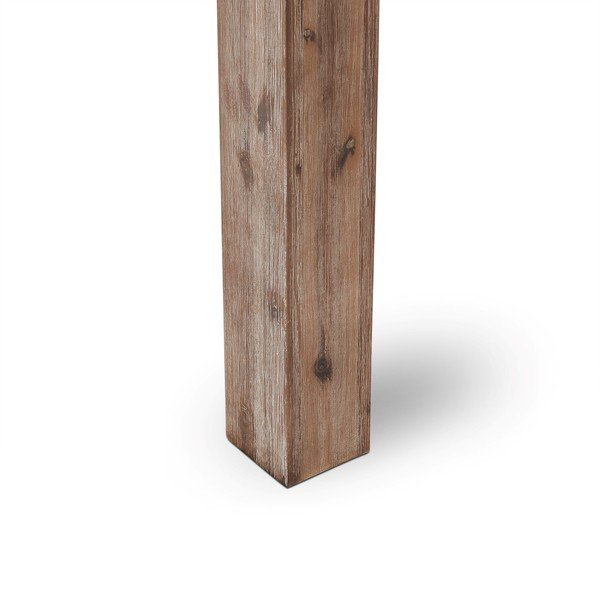 Tavolo da pranzo pieghevole in legno massiccio di acacia di colore naturale 90x140 cm Alaska - Furnhouse-image-3