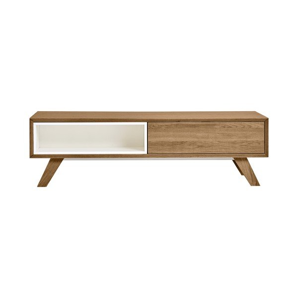 Tavolino con dettagli bianchi Tivoli, 120 x 35 cm - Marckeric-image-2