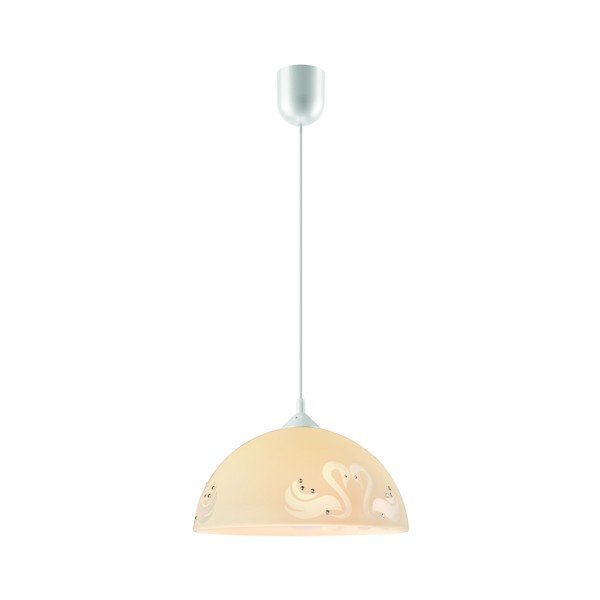 Apparecchio a sospensione beige Swan - LAMKUR
