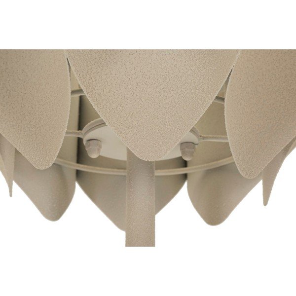 Lampada da terra beige con paralume in metallo (altezza totale 155 cm) Space – Mauro Ferretti-image-4