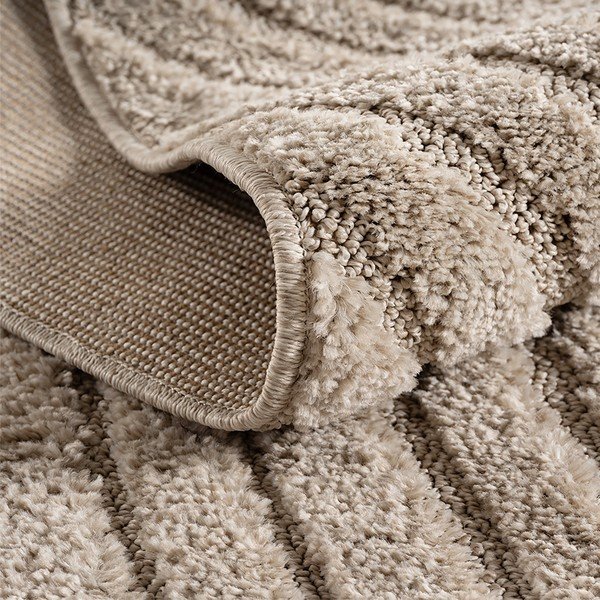 Tappeto rotondo beige in misto iuta ø 160 cm Art 1122 – Ayyildiz Carpets-image-1
