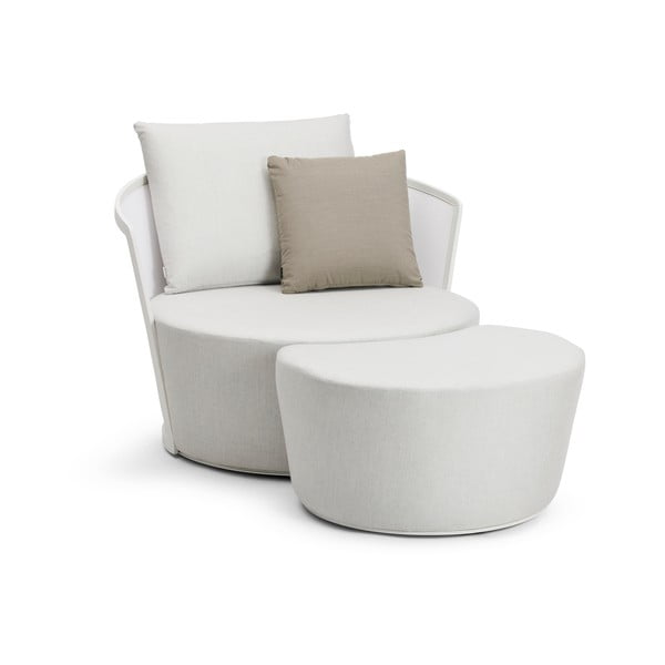 Sedia da giardino color crema Cielo - Diphano-image-1