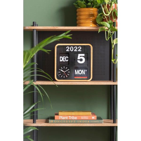 Orologio con cornice in bambù Mini Flip - Karlsson-image-2