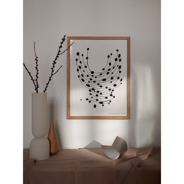Poster 30x40 cm Dancing Dots – Leise Dich Abrahamsen – The Poster Club-image-1