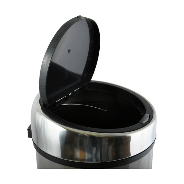 Cestino per la spazzatura grigio tortora in acciaio touch 30 l – MSV-image-4