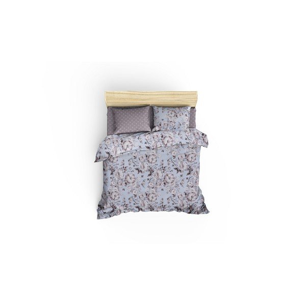 Biancheria da letto in cotone sateen con lenzuolo Nazenin Home Spek, 200 x 220 cm - Mijolnir-image-1