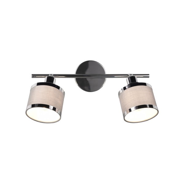 Lampada da parete in beige e argento ø 10 cm Arosa - Trio-image-1