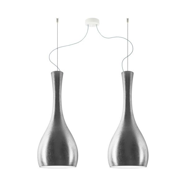 Dvojité světlo ITTEKI Elementary silver/transparent/white
