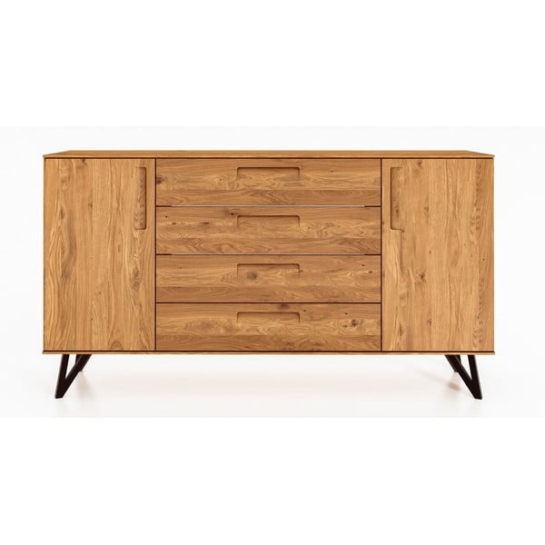 Cassettiera alta in rovere 182x100 cm Golo - The Beds-image-2