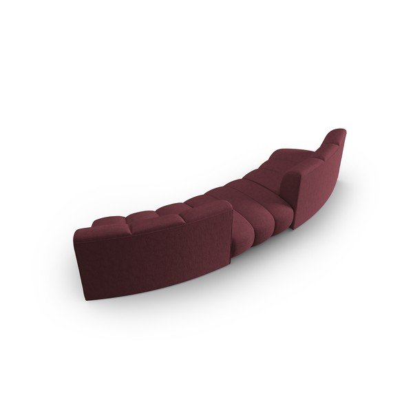 Divano bordeaux 367 cm Lupine - Micadoni Home-image-3