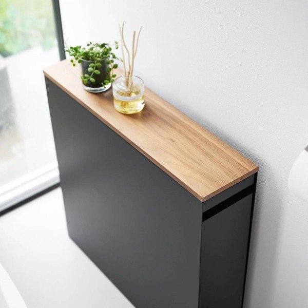 Scaffale per il bagno nero in metallo 14x55 cm Tower – YAMAZAKI-image-3