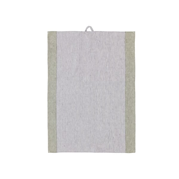 Asciugamano in cotone e lino 50x70 cm Statement Stripe - Södahl