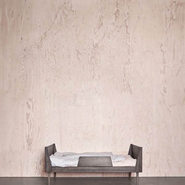 Sponda per letto colore naturale scuro Hevali – OYOY Mini-image-1