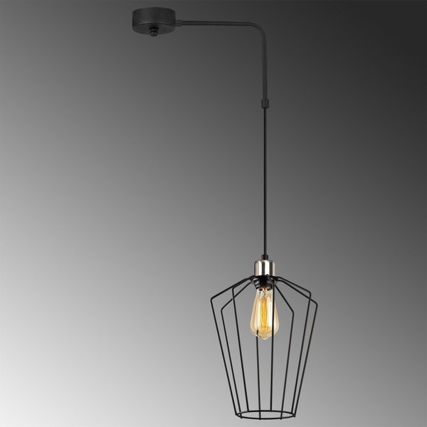 Apparecchio a sospensione in metallo nero Opviq luci Melina - Opviq lights-image-1