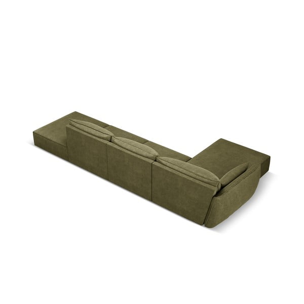 Divano angolare verde (angolo sinistro) Vanda - Mazzini Sofas-image-3