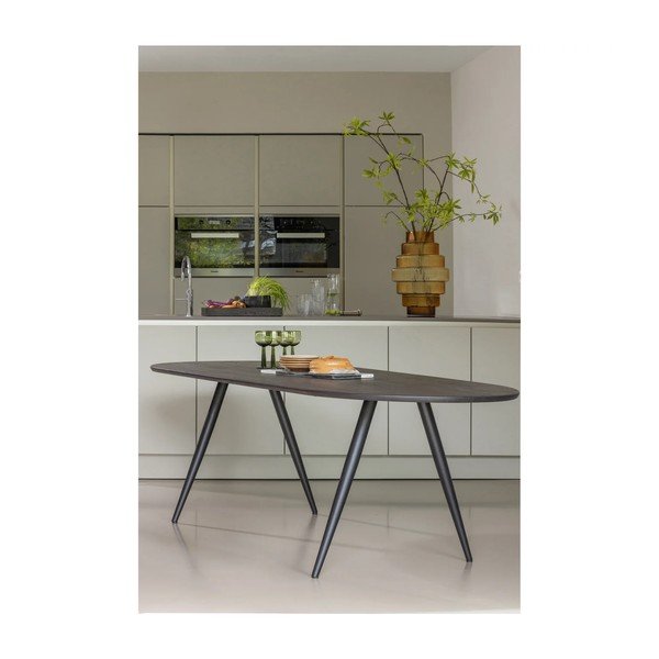 Tavolo da pranzo con piano in rovere massiccio 90x220 cm Tablo – WOOOD-image-1