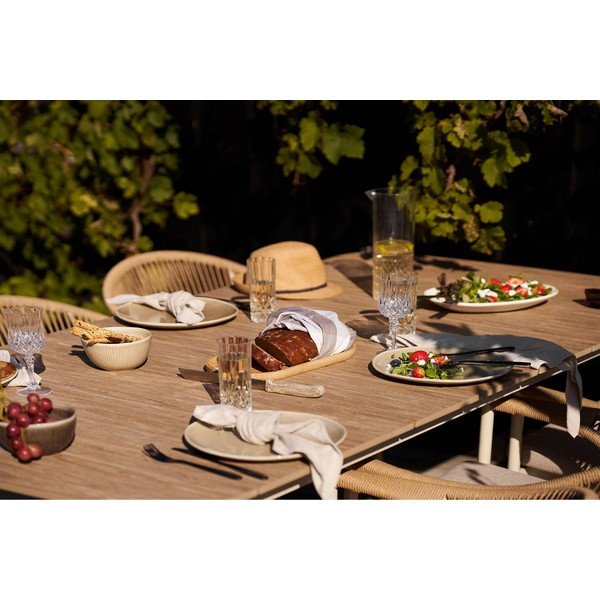 Set di piatti beige in gres 4 pz ø 27 cm Viola – House Nordic-image-4