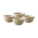 Ciotoline in set per zuppe e minestre beige in gres 4 pz 1 l – House Nordic