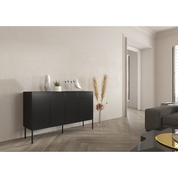 Cassettiera nera Mirka - Skandica-image-1