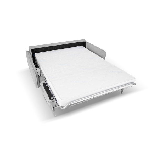Divano letto grigio chiaro 166 cm Dalida - Micadoni Home-image-3