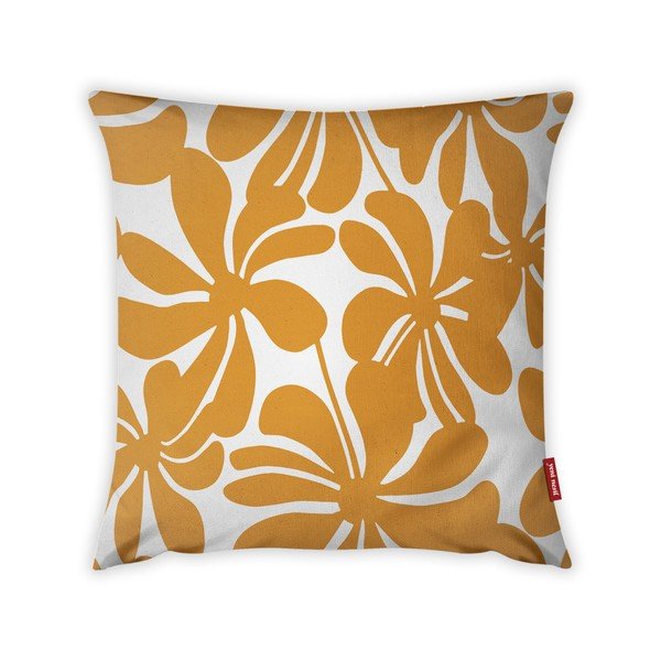 Federa arancione e bianca Jungle Paradiso, 43 x 43 cm - Vitaus