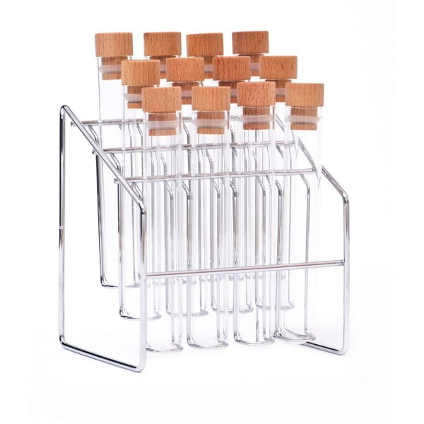 Set di 12 spezie con supporto Spice Lab - Wireworks-image-3