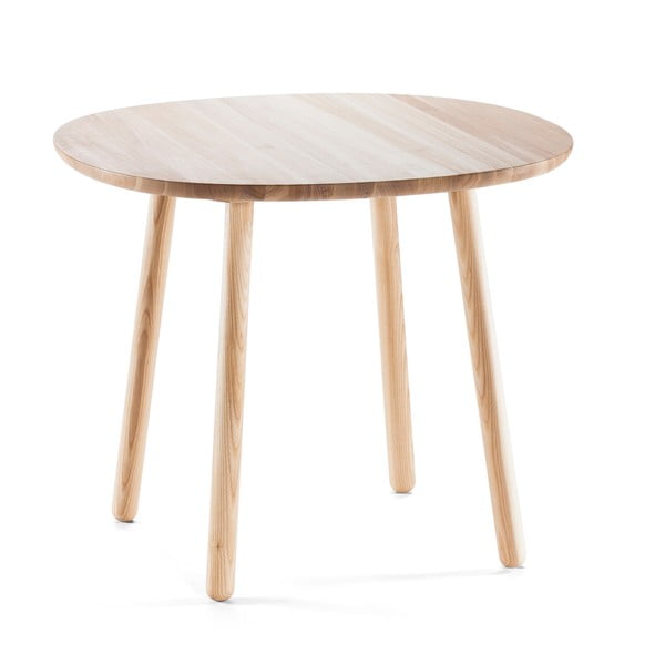 Tavolo da pranzo in legno massiccio naturale , ⌀ 90 cm Naïve - EMKO