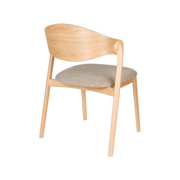 Sedia da pranzo greige imbottita Babington – Dutchbone-image-4