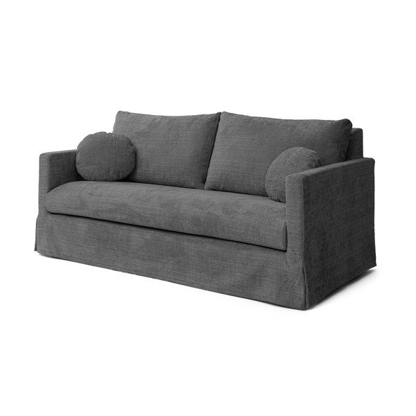 Divano grigio scuro 195 cm Paphos – Ropez