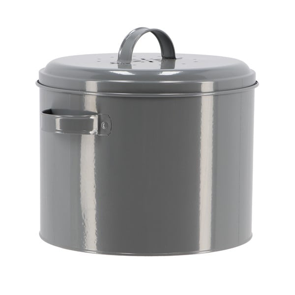 Contenitore grigio per rifiuti compostabili 6,3 l Secret Du Potager - Esschert Design-image-4