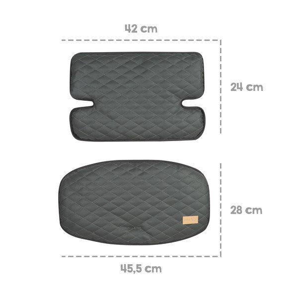 Inserto per sedia da pranzo grigio Luxe - Roba-image-4