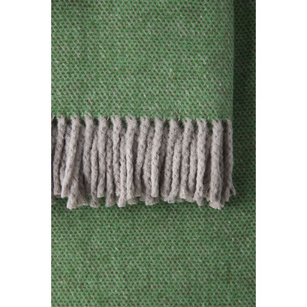 Plaid verde con contenuto di cotone , 140 x 180 cm Jade - Euromant-image-2